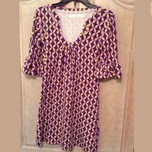 Tracy Negoshian Cotton Stretch Dress ~ Size Small